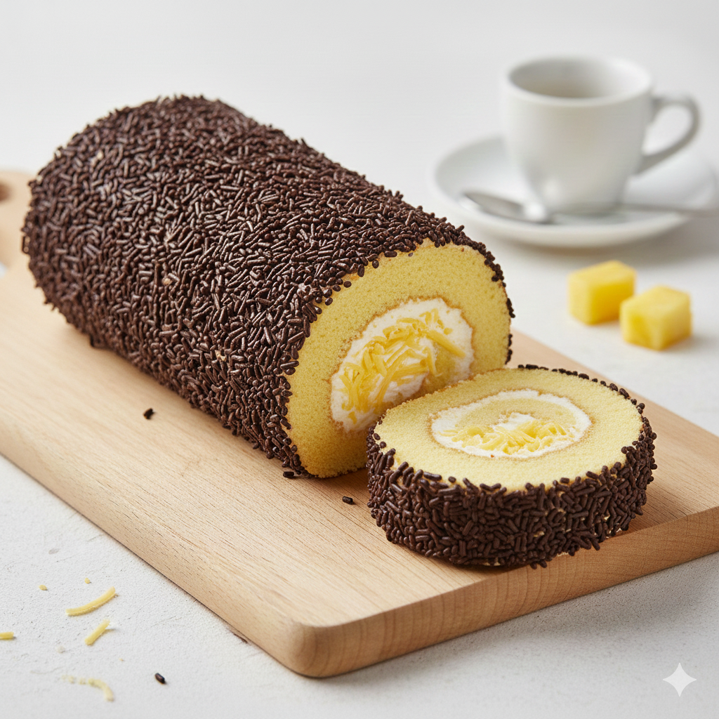 Meranti Bolu Gulung (Coklat) - Rasa Medan